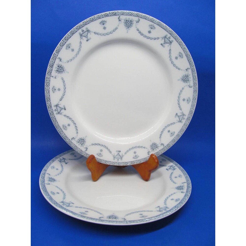 Johnson Brothers The Villiers Set Of 2 Vintage 8 7/8"  Luncheon Plates VGC